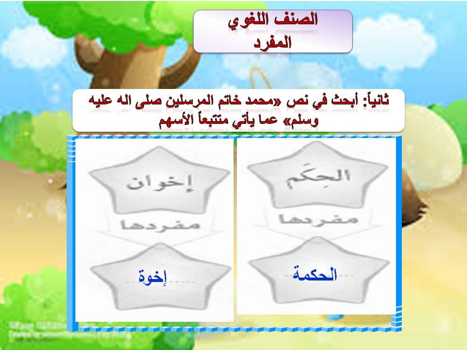  الانطلاق دروس لغوية مفرد الحروف الناسخة 10