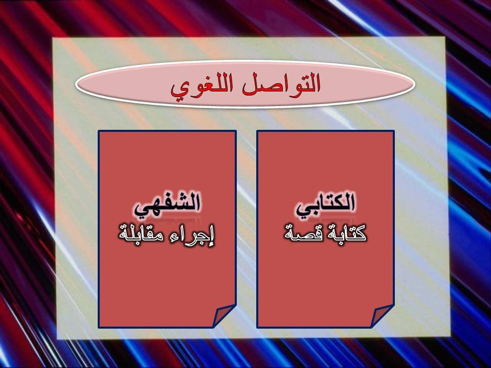 التواصل اللغوي